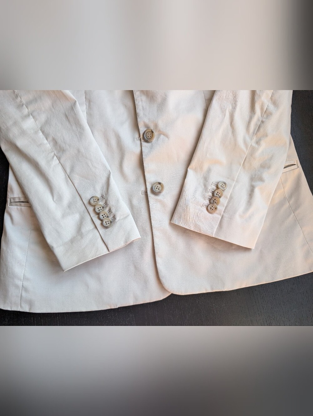 Club Monaco Slim Fit Blazer in Taupe - Picture 7 of 12